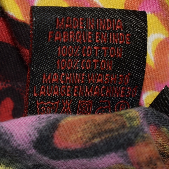 Aller Simplement | Floral Asymmetrical Blouse L/XL - Picture 4 of 4